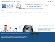 Tablet Screenshot of lasikcenter.es